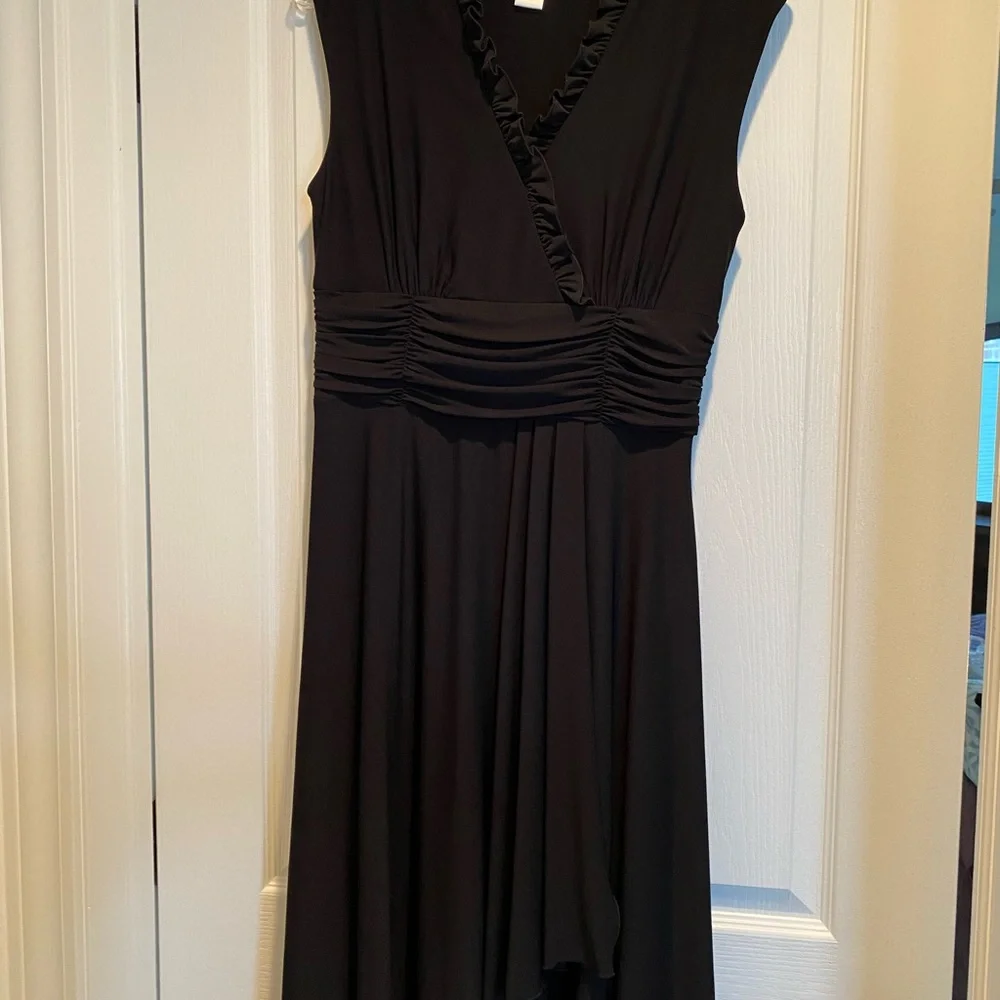 Coldwater Creek black dress 10P - Picture 6 of 6